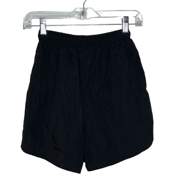 Vintage 80s Sunrays Black Swishy Shorts - Small - Picture 10 of 16